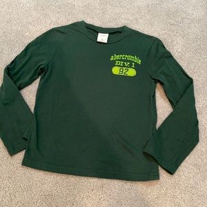 Abercrombie kids- Green long sleeve T-shirt. Size xxs